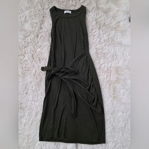Kaileigh Asymmetrical Black Dress